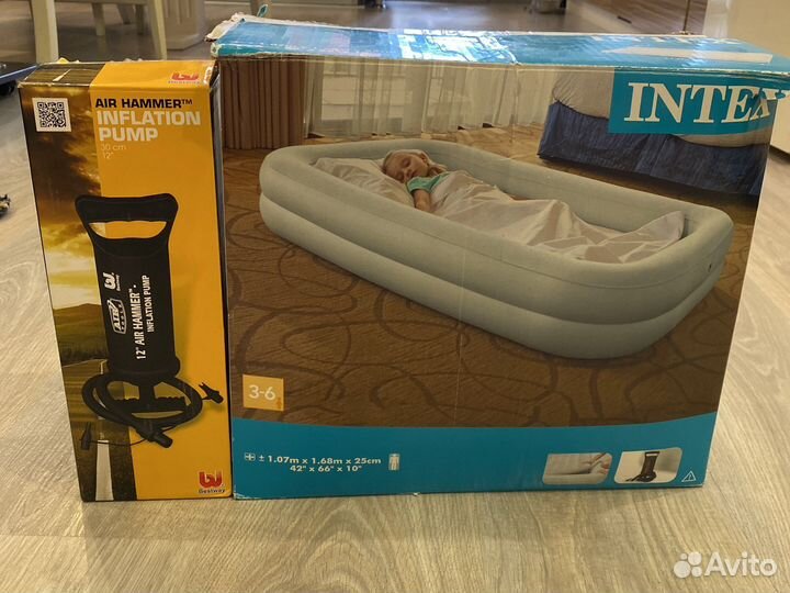 Надувной матрас детский для сна