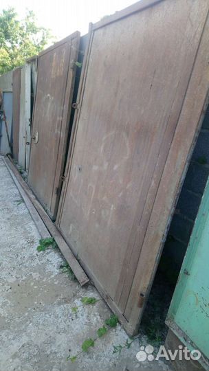 Ворота гаражные металлические бу
