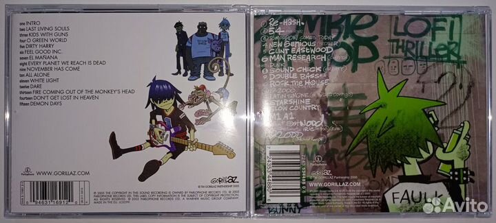 Gorillaz, CD, Сд диски