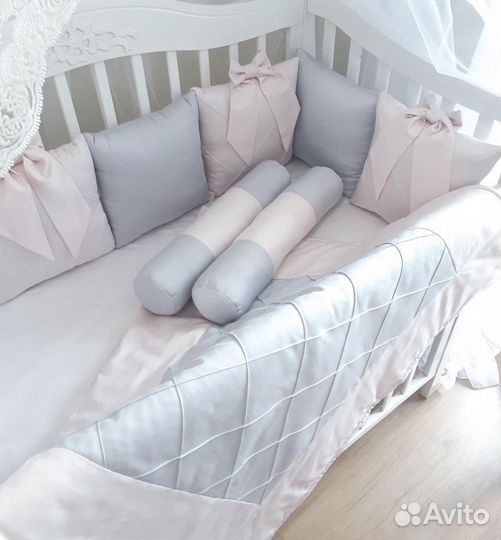 Бортики в кроватку, конверт на выписку