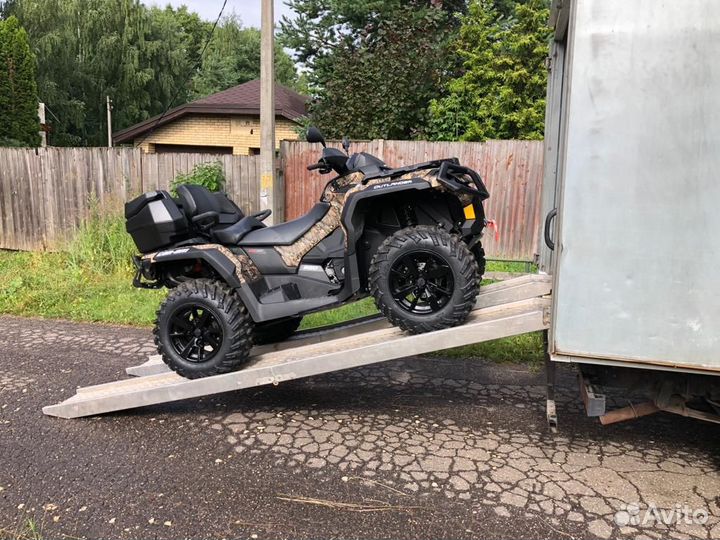 Мотоэвакуатор, Перевозка квадроциклов