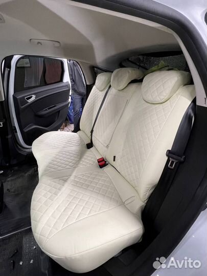 Авточехлы из экокож Ромб Skoda Kodiaq Автопилот