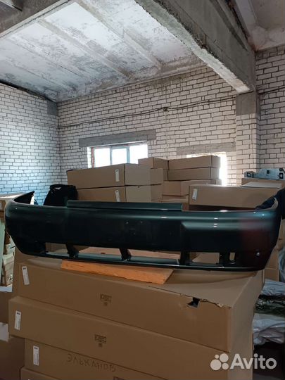 Бампер ваз 2110 Сочи передний серо-сине-зеленый