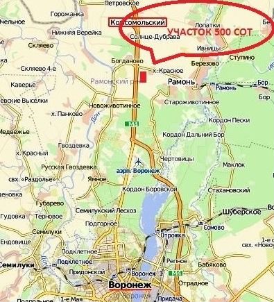Участок 4,8 га (СНТ, ДНП)