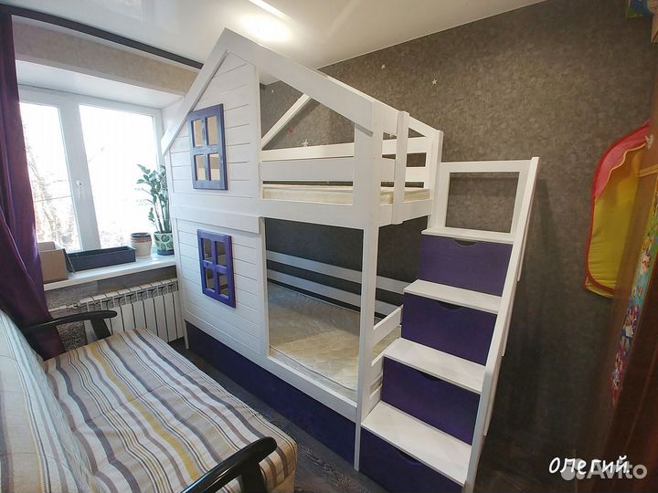 Детская кровать домик