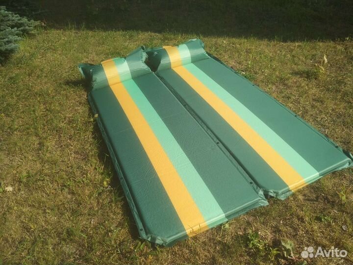 Самонадувающиеся коврики туристические 2шт, 3см