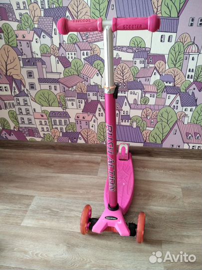Самокат детский трехколесный бу
