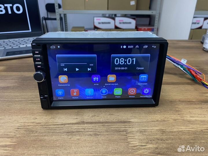 Магнитола Android 2din 1/16GB 7 дюймов