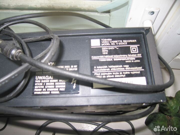 Видак 4х головочный Ташибо пр-во Япония, кабель