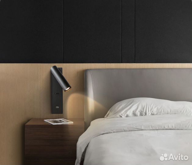 Прикроватная подсветка с зарядкой