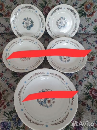Тарелки зик конаково СССР
