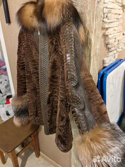 Шикарный бомбер из свакары и лисы