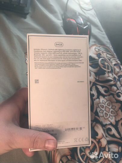 Коробка от iPhone X