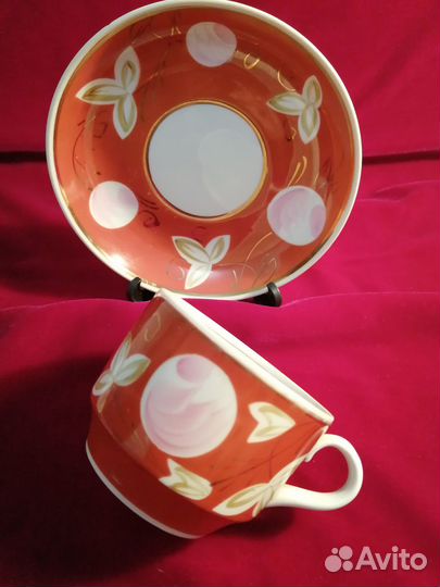 Чайная пара Вербилки,бокал(Городница)