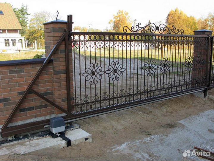 Откатные ворота 