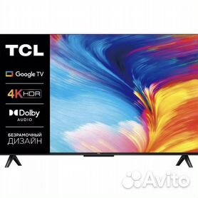 Телевизор 4K Google TV TCL 43P637, 43"(109 см)