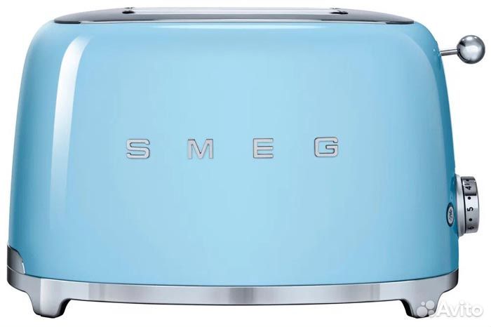 Тостер Smeg TSF01pbeu, пастельный голубой