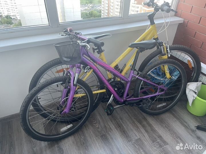 Велосипед Specialized Hotrock 24 Girls Фиолетовый