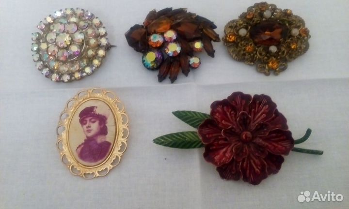 Винтажные броши СССР