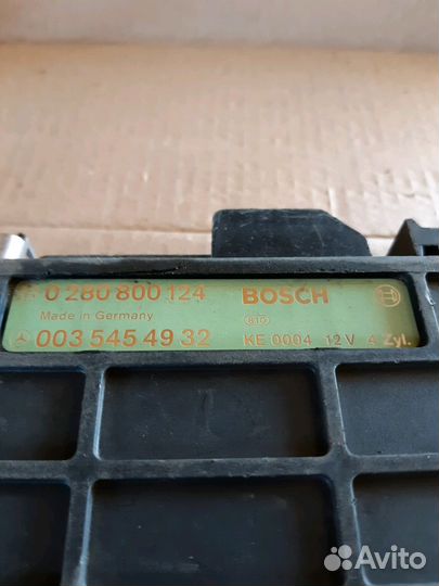 Блок управления двигателем Мерседес 124