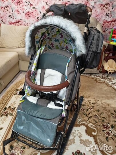 Коляска санки