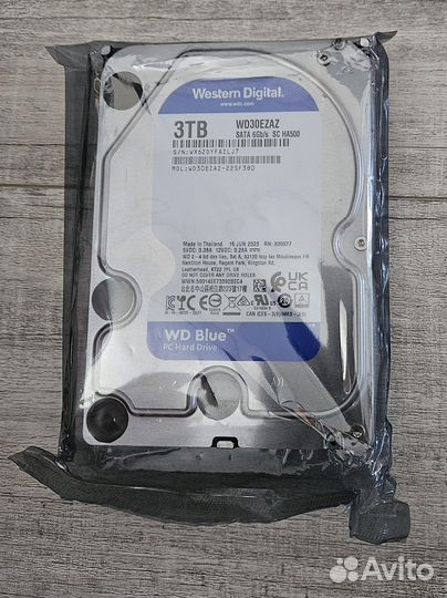 Новый жёсткий диск 3 TB WD