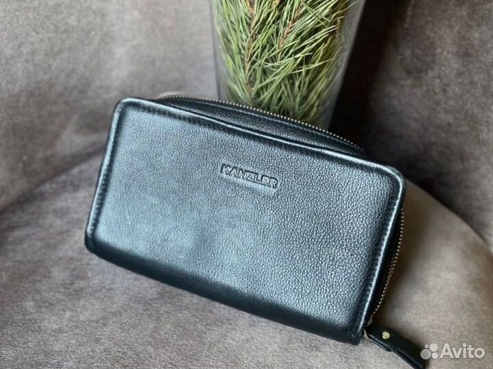 Портмоне мужское Kanzler кожа бумажник