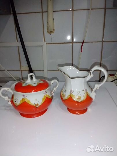Чайник молочник кружка бокал блюдце лфз Китай СССР