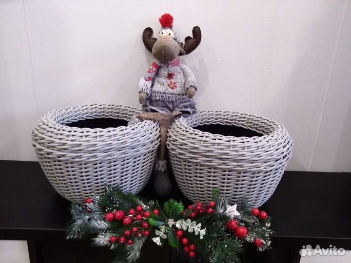 Корзина плетеная