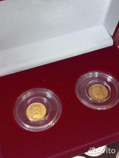 Золотая монета Николая II