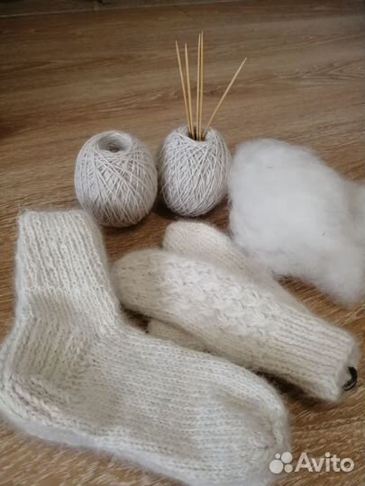 Пряжа из Самоедской лайки