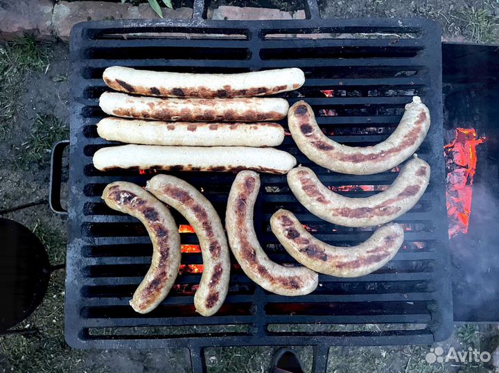 Чугунная решетка для гриля и барбекю