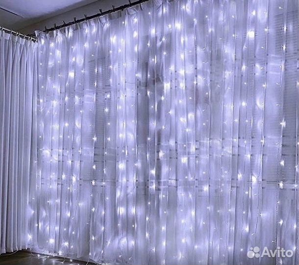 Гирлянда штора