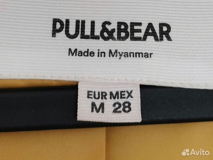 Кожаная куртка косуха pull&bear