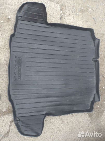 Коврики резиновые skoda rapid 2018г