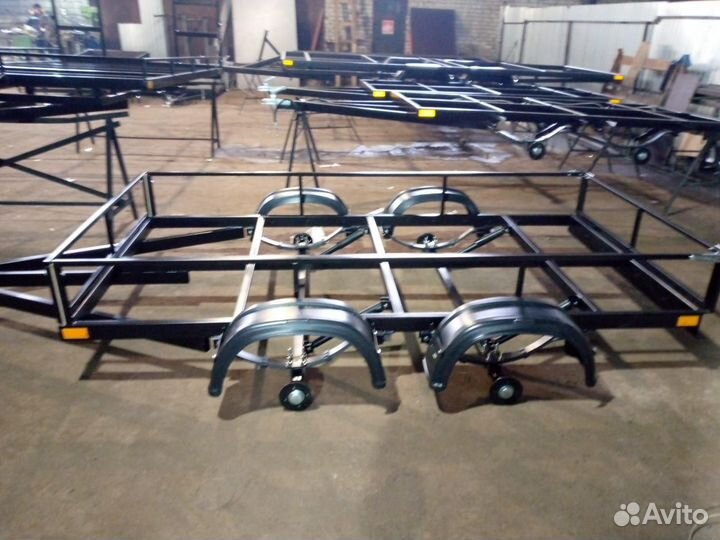 Прицеп бортовой 2 оси без обшивки