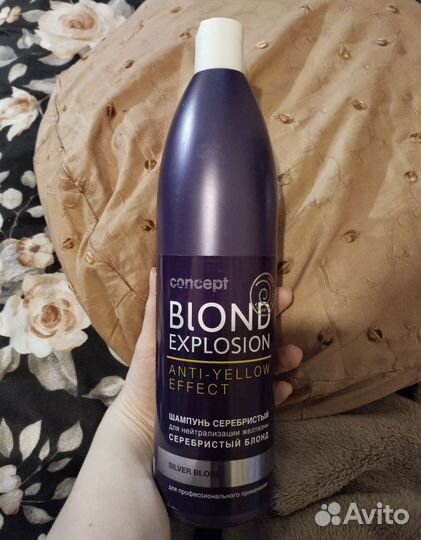 Оттеночный шампунь Concept против желтизны (торг)