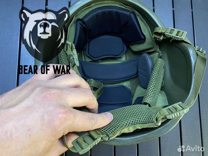 Ушастый кевларовый шлем OPS-Core на Team wendy