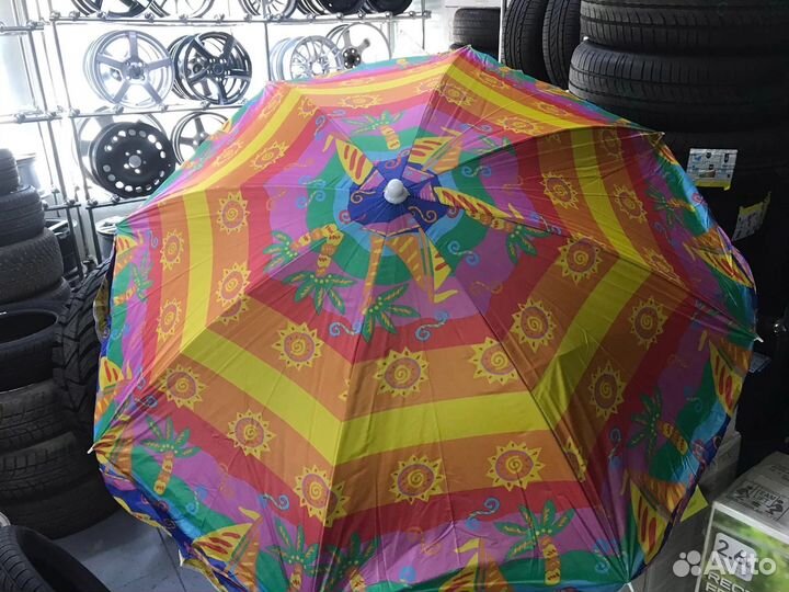 Зонт пляжный 1.8 м, 2 м, 2.2м, 2.5 м