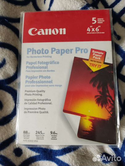 Фотобумага canon