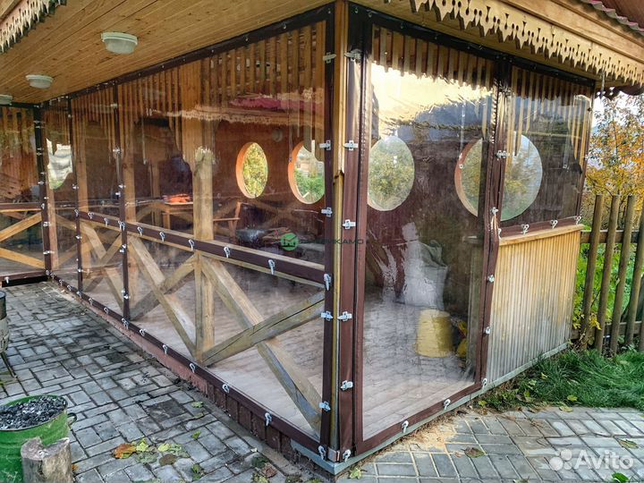 Мягкие окна для дачи