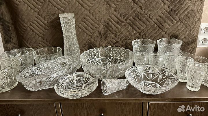 Хрустальная посуда СССР