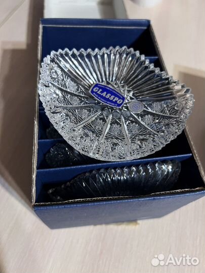 Набор розеток хрустальный Bohemia