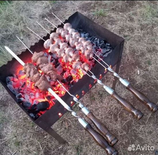 Шампур двойной