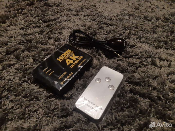 Разветвитель, переключатель, коммутатор 3 на 1