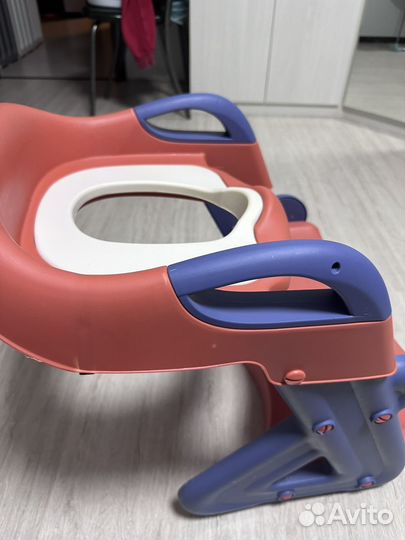 Накладка на унитаз со ступенькой детская