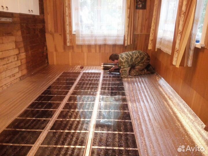 Теплый пол на огороде И даче комплект rexva 200