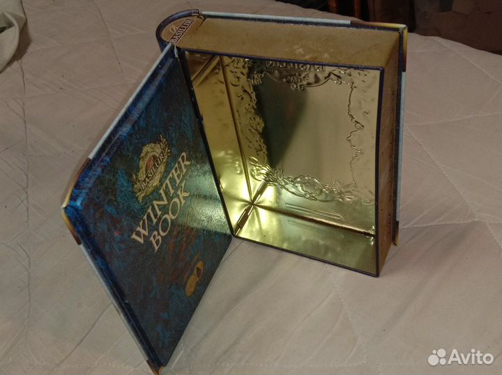 Коробка из под чая металлическая