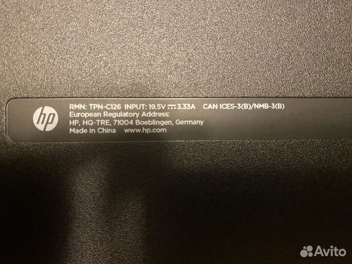 Ноутбук HP - 15-af011ur (energy star)