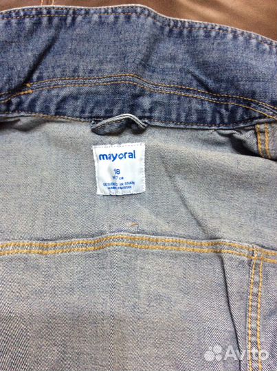 Пиджак джинсовый на девочку